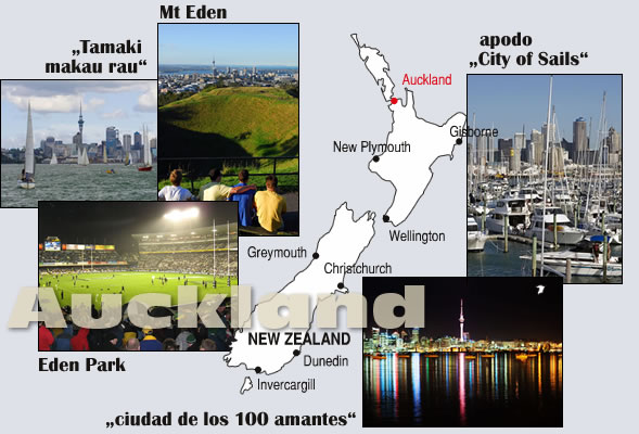Paseo: Auckland, la ciudad más grande den Nueva Zelandia